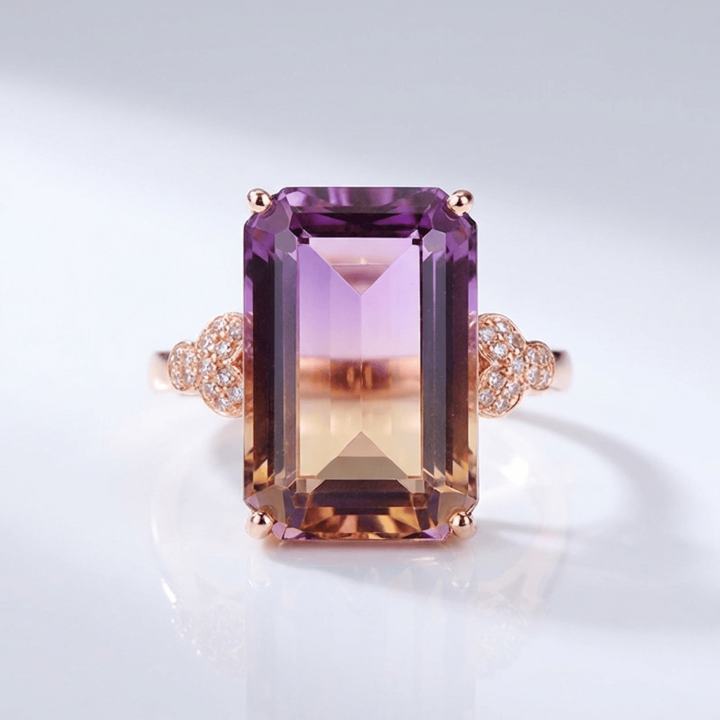 Rose Gold Ametrine Ring by Rose & Oliver - product image 1