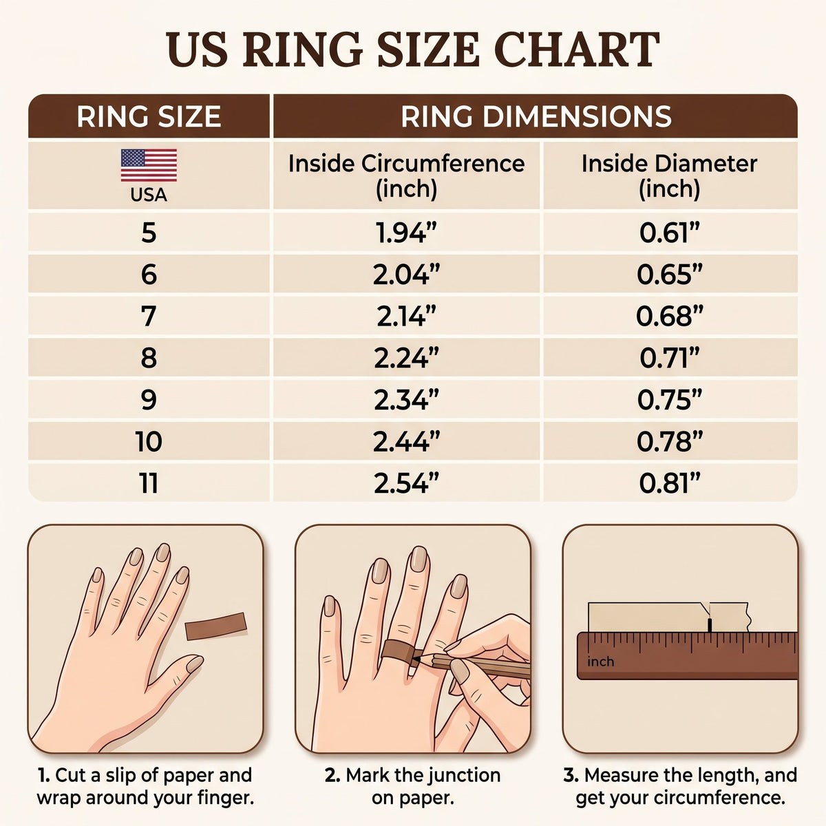 Gold Inlay Band Ring by Rose & Oliver - product image 3